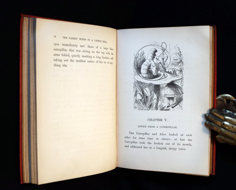 1891 Rare Victorian Book - Alice's Adventures in Wonderland by Lewis Carroll.