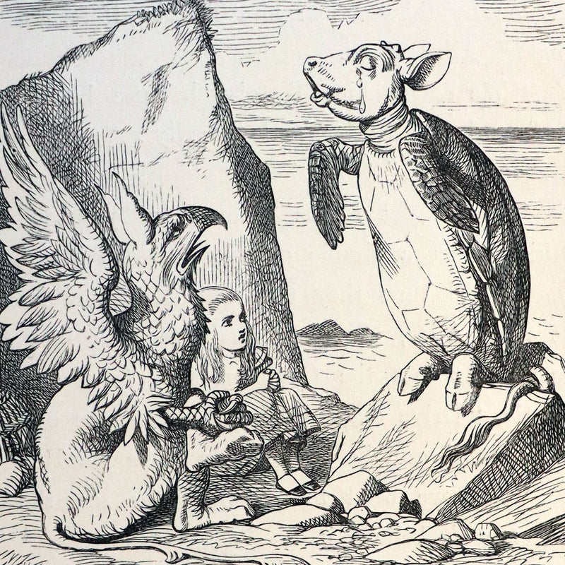 1891 Rare Victorian Book - Alice's Adventures in Wonderland by Lewis Carroll.