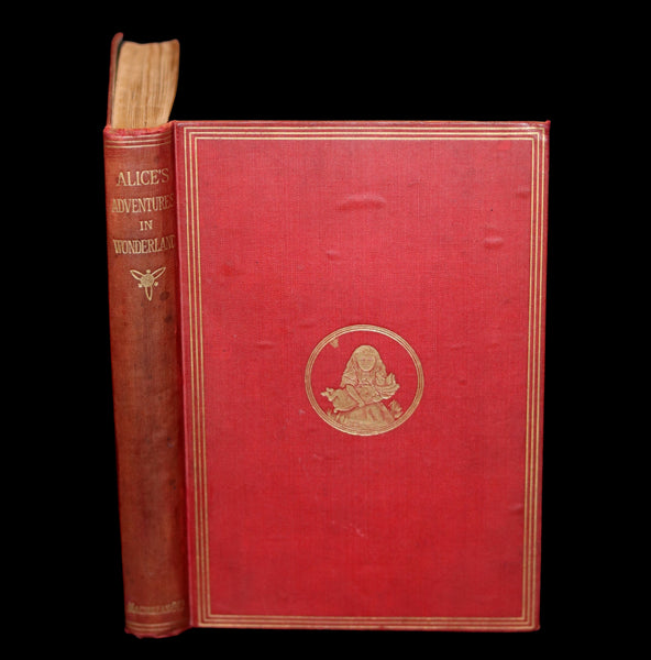 1891 Rare Victorian Book - Alice's Adventures in Wonderland by Lewis Carroll.
