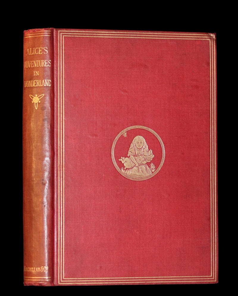 1891 Rare Victorian Book - Alice's Adventures in Wonderland by Lewis Carroll.