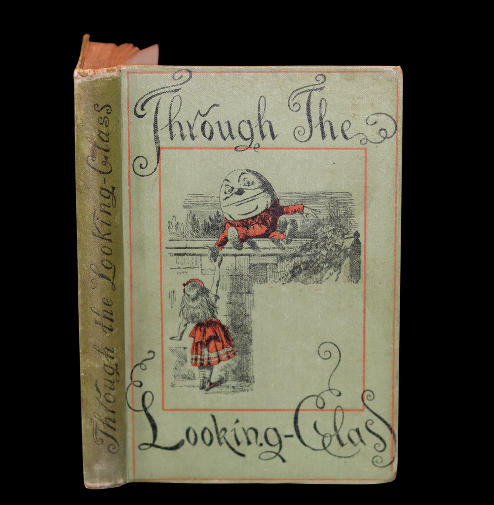 1898 Rare Victorian Book - Through the Looking Glass, and What Alice F ...