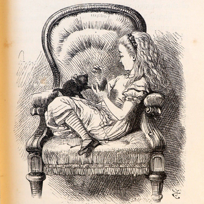 1898 Rare Victorian Book - Through the Looking Glass, and What Alice Found There by Lewis Carroll.