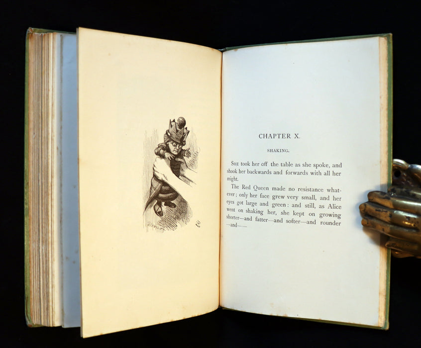 1898 Rare Victorian Book - Through the Looking Glass, and What Alice Found There by Lewis Carroll.