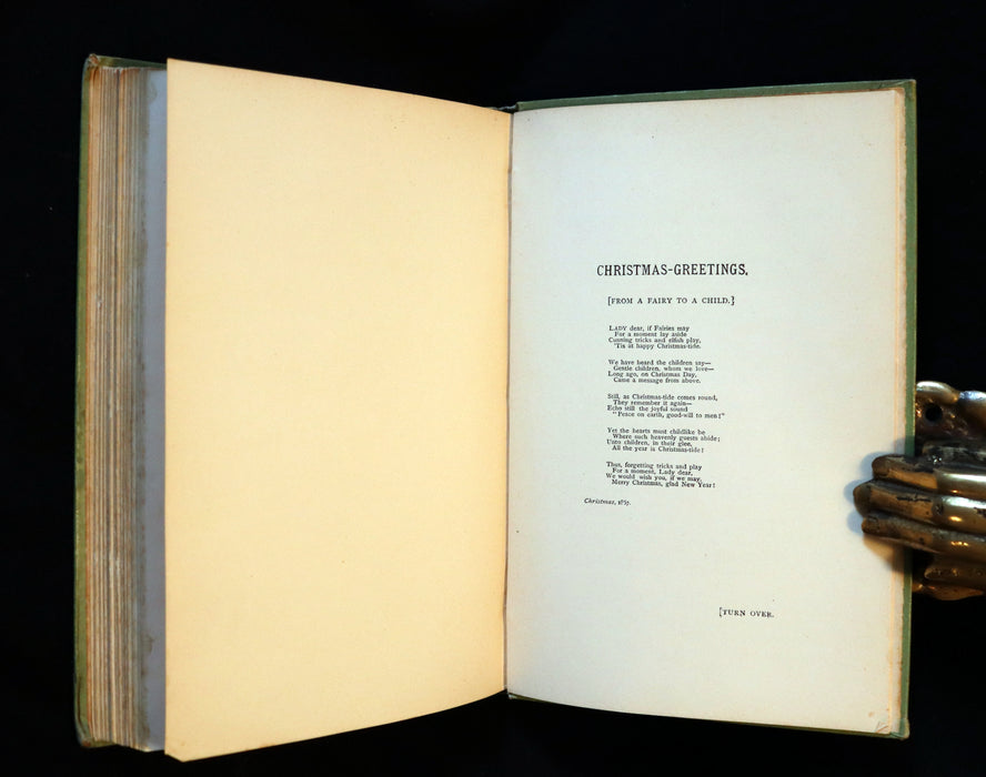 1898 Rare Victorian Book - Through the Looking Glass, and What Alice Found There by Lewis Carroll.