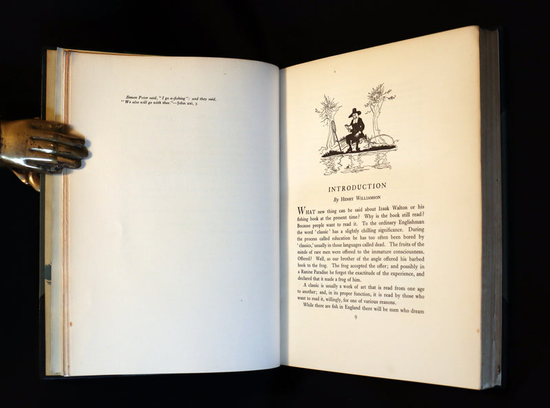 1931 Rare First Edition - THE COMPLEAT ANGLER illustrated by Arthur RACKHAM. Celebration of the Art & Spirit of Fishing.