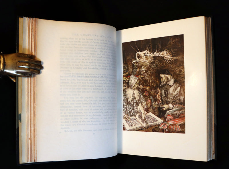 1931 Rare First Edition - THE COMPLEAT ANGLER illustrated by Arthur RACKHAM. Celebration of the Art & Spirit of Fishing.