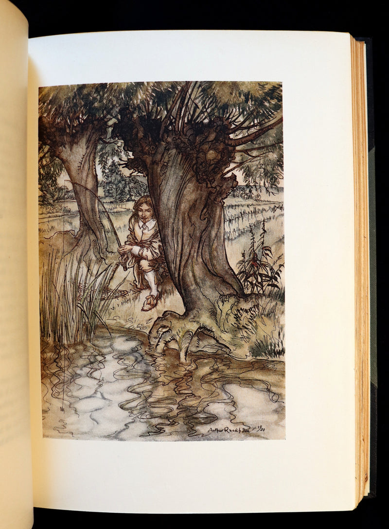 1931 Rare First Edition - THE COMPLEAT ANGLER illustrated by Arthur RACKHAM. Celebration of the Art & Spirit of Fishing.