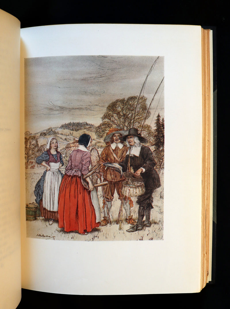 1931 Rare First Edition - THE COMPLEAT ANGLER illustrated by Arthur RACKHAM. Celebration of the Art & Spirit of Fishing.