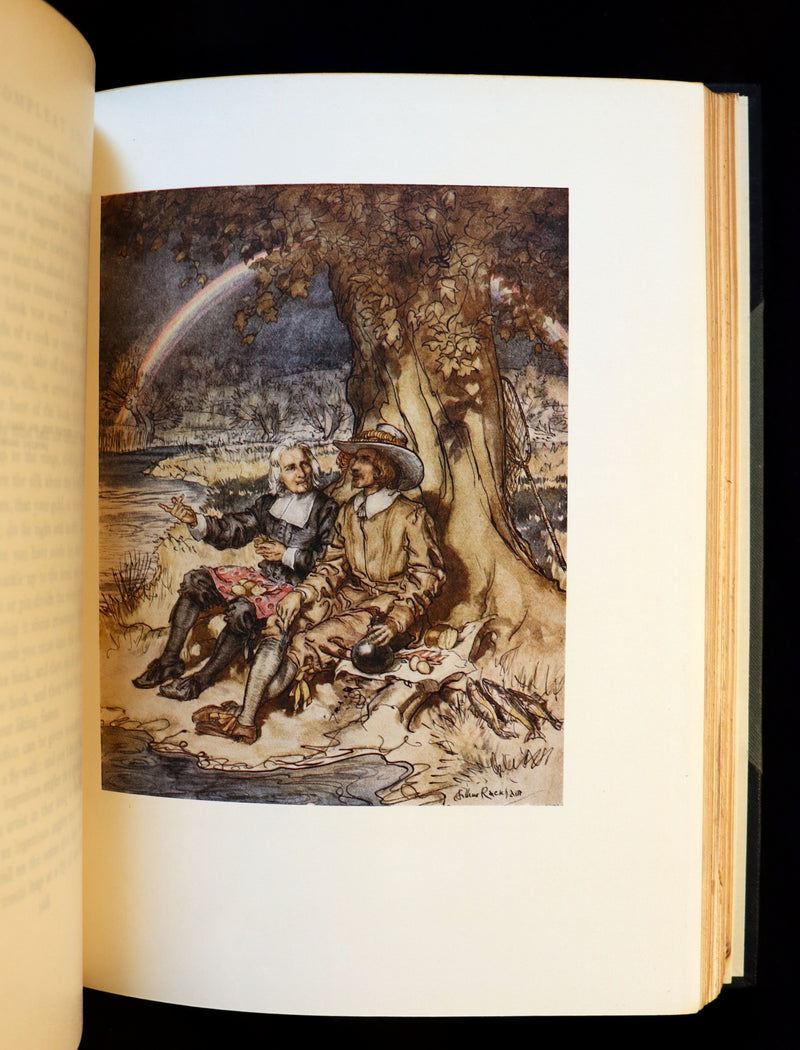 1931 Rare First Edition - THE COMPLEAT ANGLER illustrated by Arthur RACKHAM. Celebration of the Art & Spirit of Fishing.