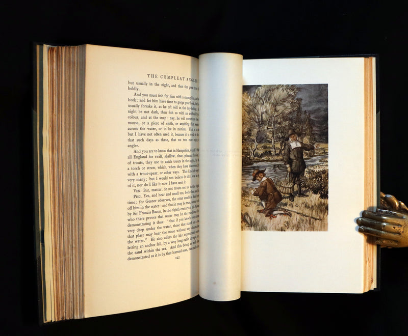 1931 Rare First Edition - THE COMPLEAT ANGLER illustrated by Arthur RACKHAM. Celebration of the Art & Spirit of Fishing.