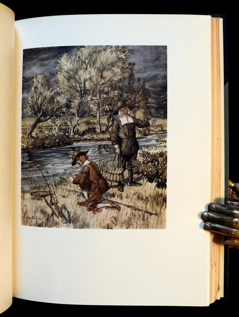 1931 Rare First Edition - THE COMPLEAT ANGLER illustrated by Arthur RACKHAM. Celebration of the Art & Spirit of Fishing.