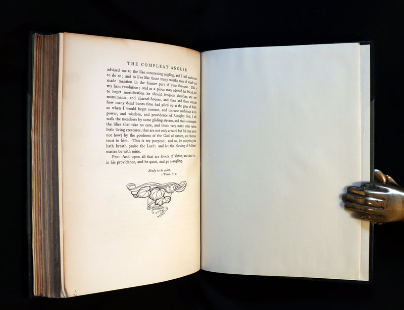 1931 Rare First Edition - THE COMPLEAT ANGLER illustrated by Arthur RACKHAM. Celebration of the Art & Spirit of Fishing.