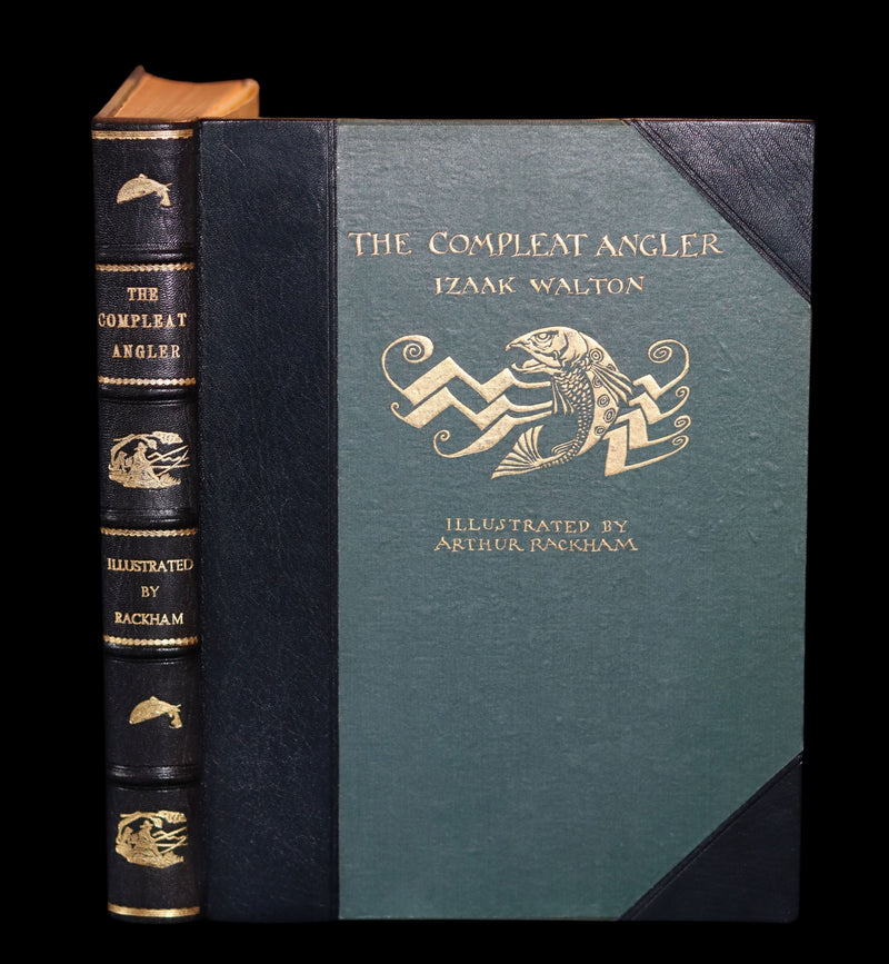 1931 Rare First Edition - THE COMPLEAT ANGLER illustrated by Arthur RACKHAM. Celebration of the Art & Spirit of Fishing.