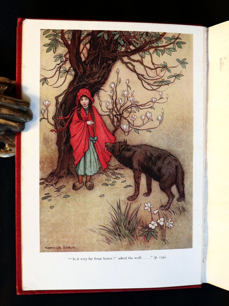 1923 Rare First Octavo Edition - THE FAIRY BOOK Illustrated in color by Warwick Goble.