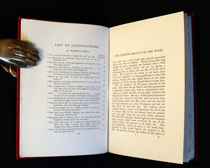 1923 Rare First Octavo Edition - THE FAIRY BOOK Illustrated in color by Warwick Goble.