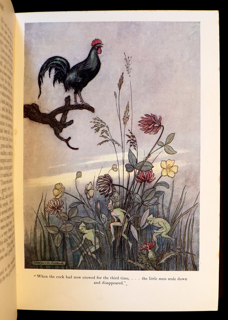 1923 Rare First Octavo Edition - THE FAIRY BOOK Illustrated in color by Warwick Goble.