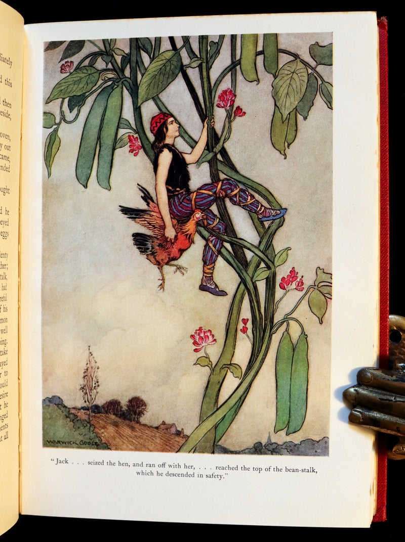 1923 Rare First Octavo Edition - THE FAIRY BOOK Illustrated in color by Warwick Goble.