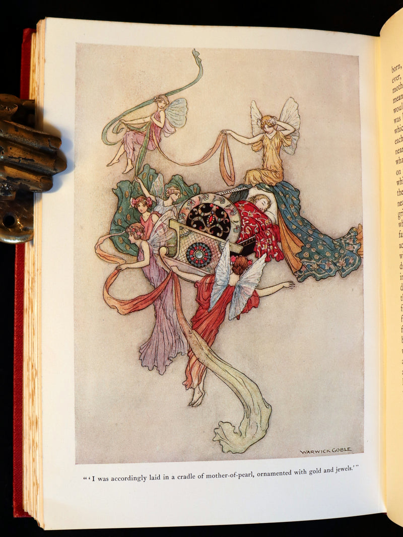 1923 Rare First Octavo Edition - THE FAIRY BOOK Illustrated in color by Warwick Goble.