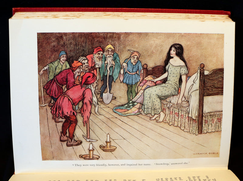1923 Rare First Octavo Edition - THE FAIRY BOOK Illustrated in color by Warwick Goble.