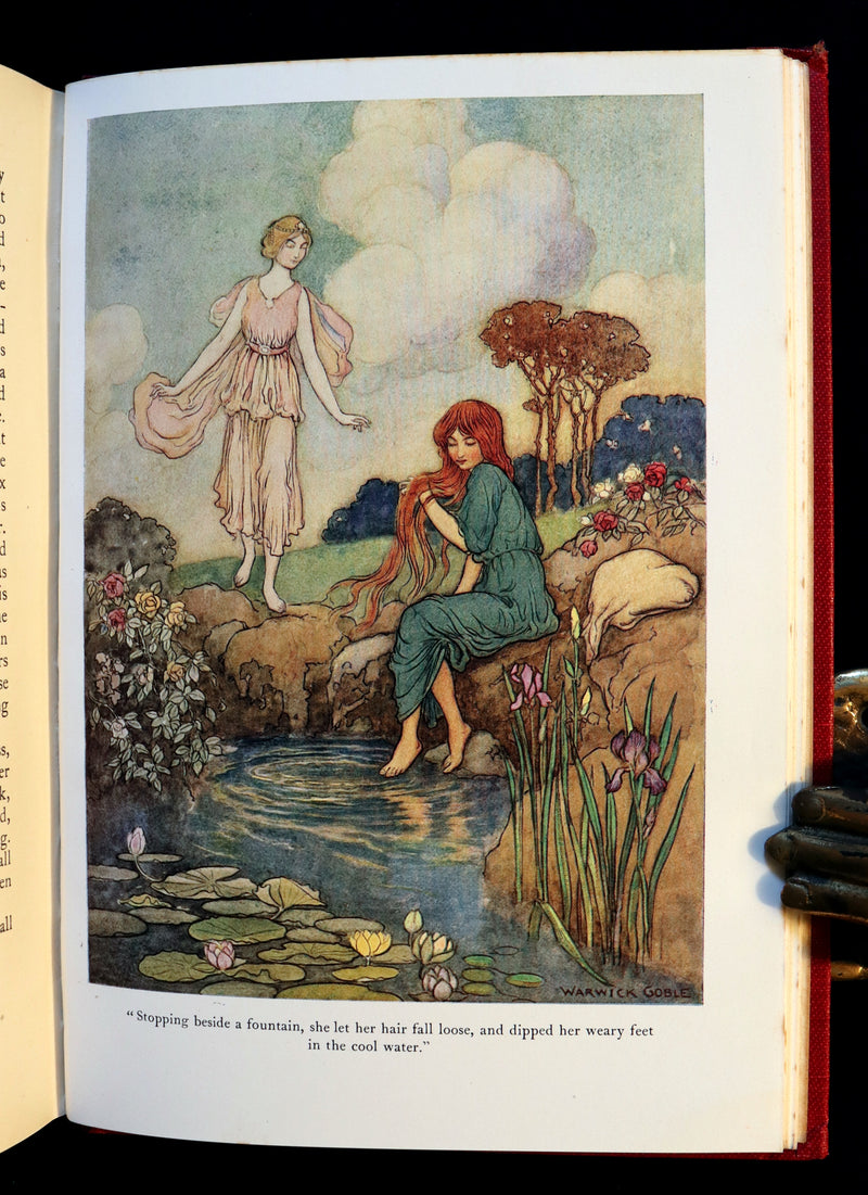 1923 Rare First Octavo Edition - THE FAIRY BOOK Illustrated in color by Warwick Goble.