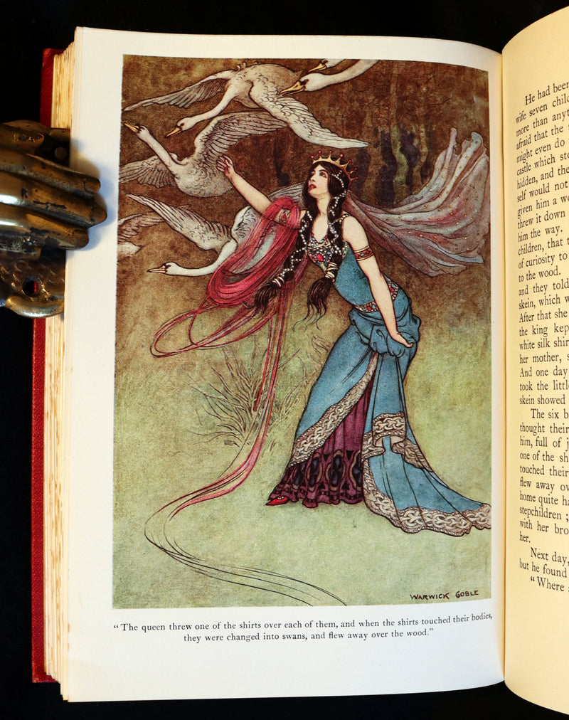 1923 Rare First Octavo Edition - THE FAIRY BOOK Illustrated in color by Warwick Goble.