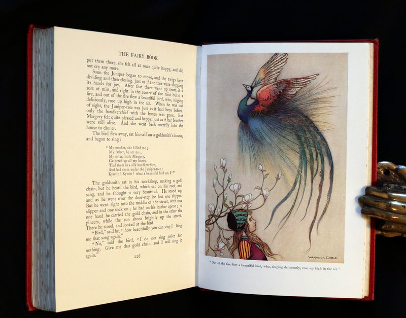 1923 Rare First Octavo Edition - THE FAIRY BOOK Illustrated in color by Warwick Goble.