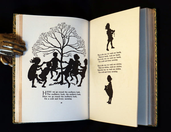 1958 Scarce Book beautifully bound by Frost - MOTHER GOOSE illustrated by Arthur Rackham.