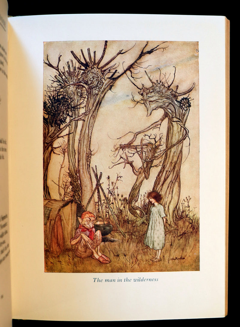 1958 Scarce Book beautifully bound by Frost - MOTHER GOOSE illustrated by Arthur Rackham.