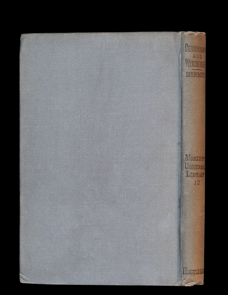 1887 Rare Edition - Demonology & Witchcraft - WITCHES & FAIRIES by Sir Walter Scott.