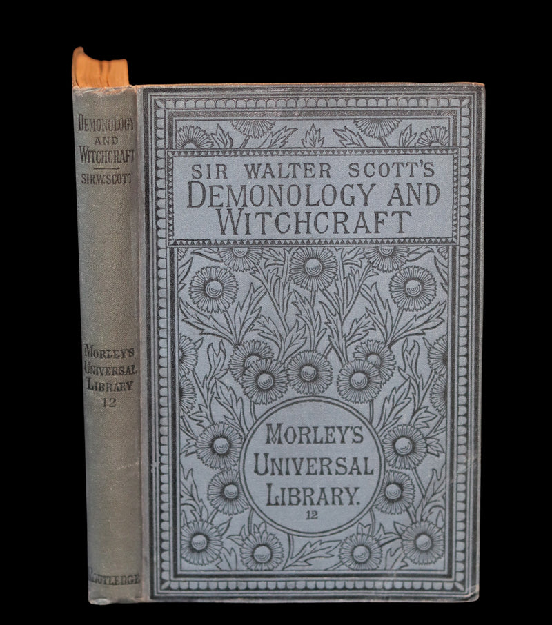 1887 Rare Edition - Demonology & Witchcraft - WITCHES & FAIRIES by Sir Walter Scott.