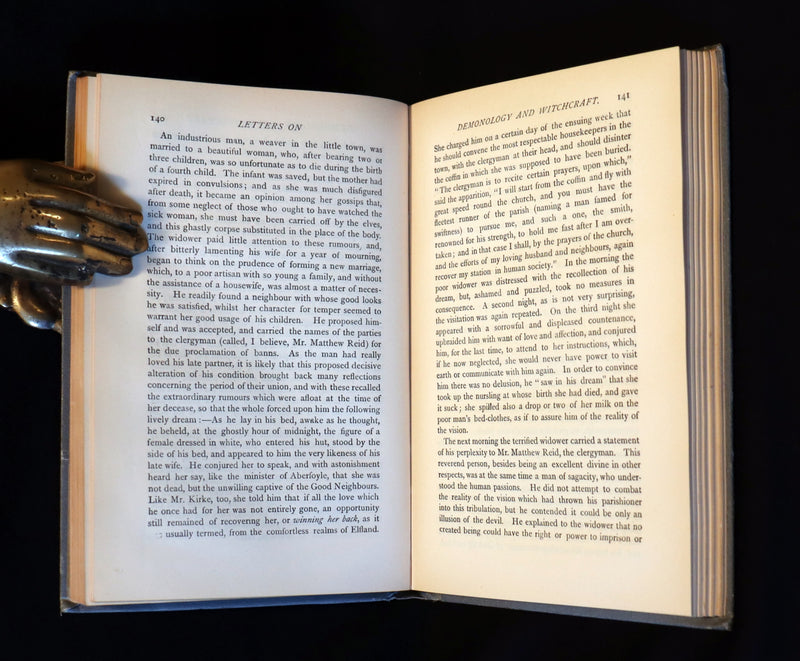 1887 Rare Edition - Demonology & Witchcraft - WITCHES & FAIRIES by Sir Walter Scott.