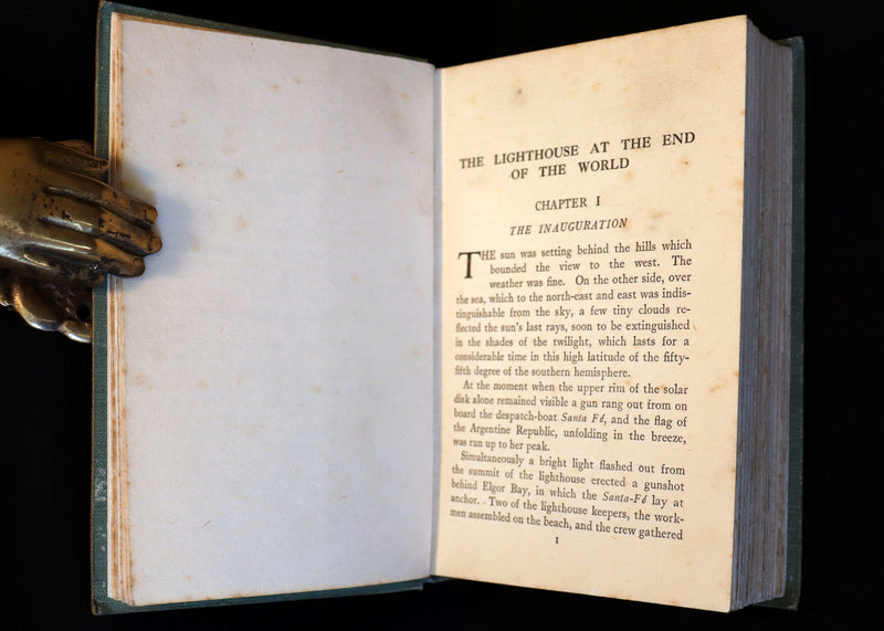 1929 Scarce Early Edition Jules Verne - The Lighthouse at the End of the World.