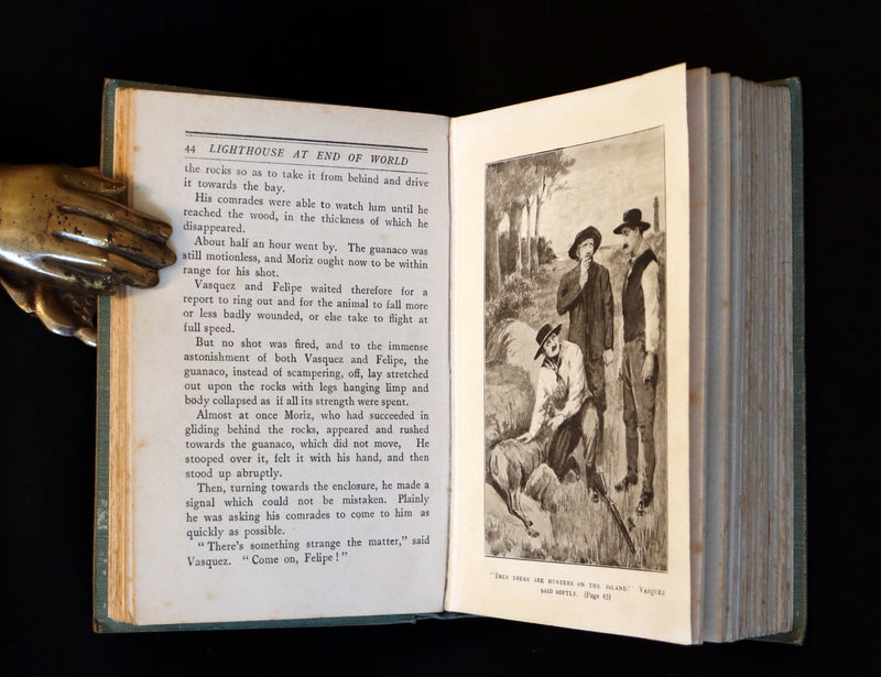 1929 Scarce Early Edition Jules Verne - The Lighthouse at the End of the World.