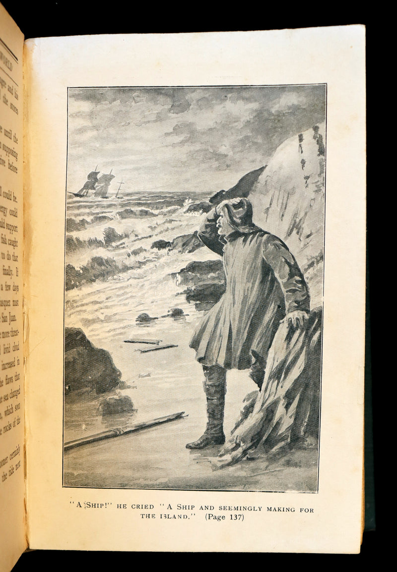 1929 Scarce Early Edition Jules Verne - The Lighthouse at the End of the World.