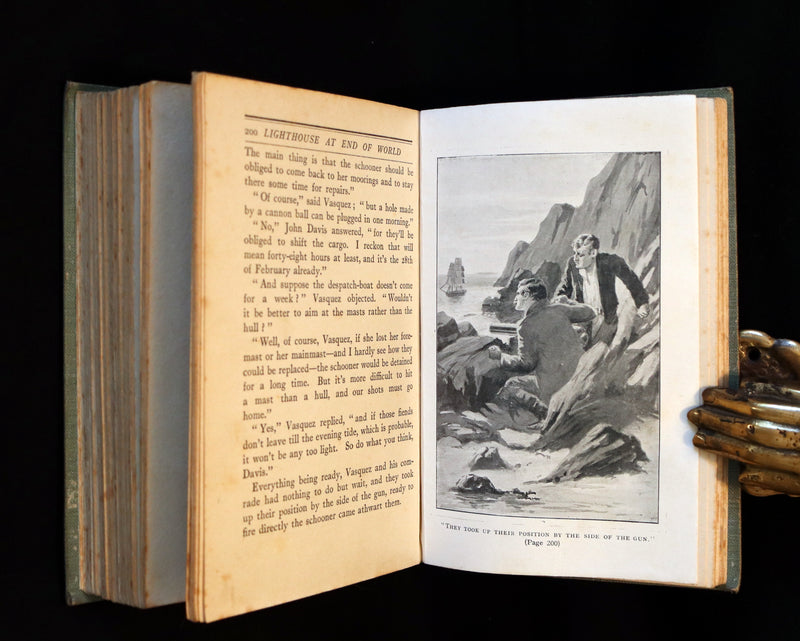 1929 Scarce Early Edition Jules Verne - The Lighthouse at the End of the World.