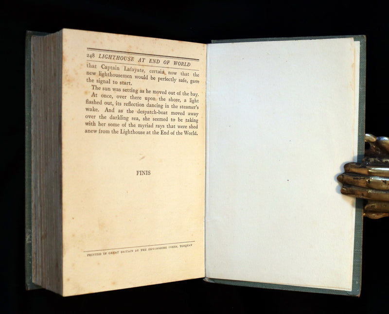 1929 Scarce Early Edition Jules Verne - The Lighthouse at the End of the World.