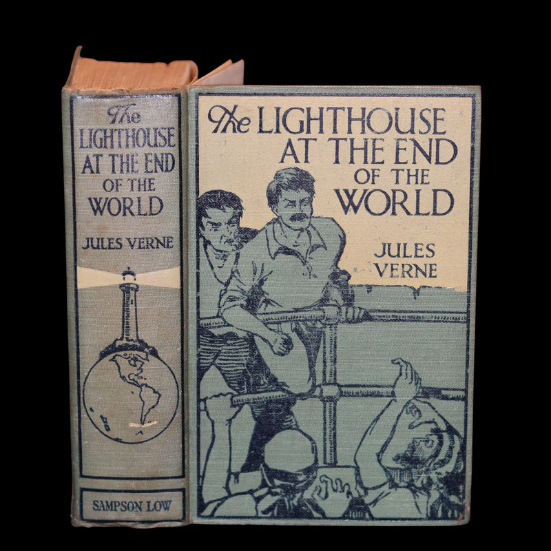 1929 Scarce Early Edition Jules Verne - The Lighthouse at the End of the World.