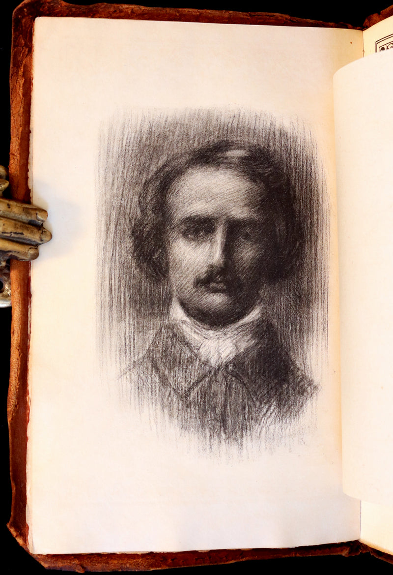 1901 Rare Book -The Poems by Edgar A Poe done into a Printed Book by the Roycrofters.