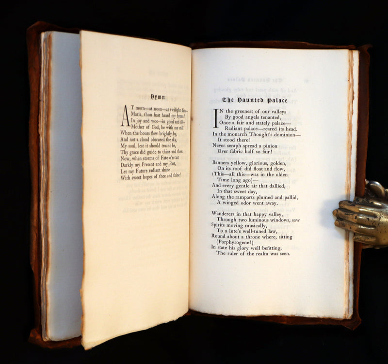 1901 Rare Book -The Poems by Edgar A Poe done into a Printed Book by the Roycrofters.