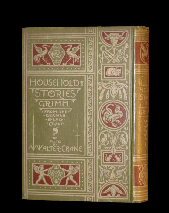 1882 Rare First Edition - Brothers Grimm's FAIRY TALES illustrated by Walter Crane.