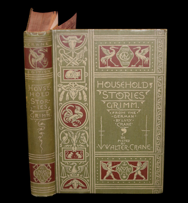 1882 Rare First Edition - Brothers Grimm's FAIRY TALES illustrated by Walter Crane.