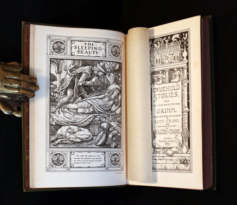 1882 Rare First Edition - Brothers Grimm's FAIRY TALES illustrated by Walter Crane.