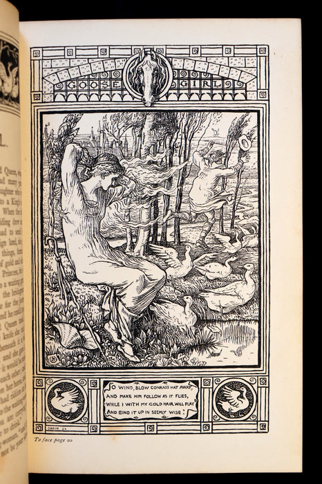 1882 Rare First Edition - Brothers Grimm's FAIRY TALES illustrated by Walter Crane.