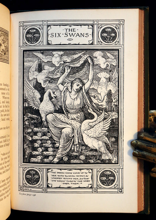 1882 Rare First Edition - Brothers Grimm's FAIRY TALES illustrated by Walter Crane.