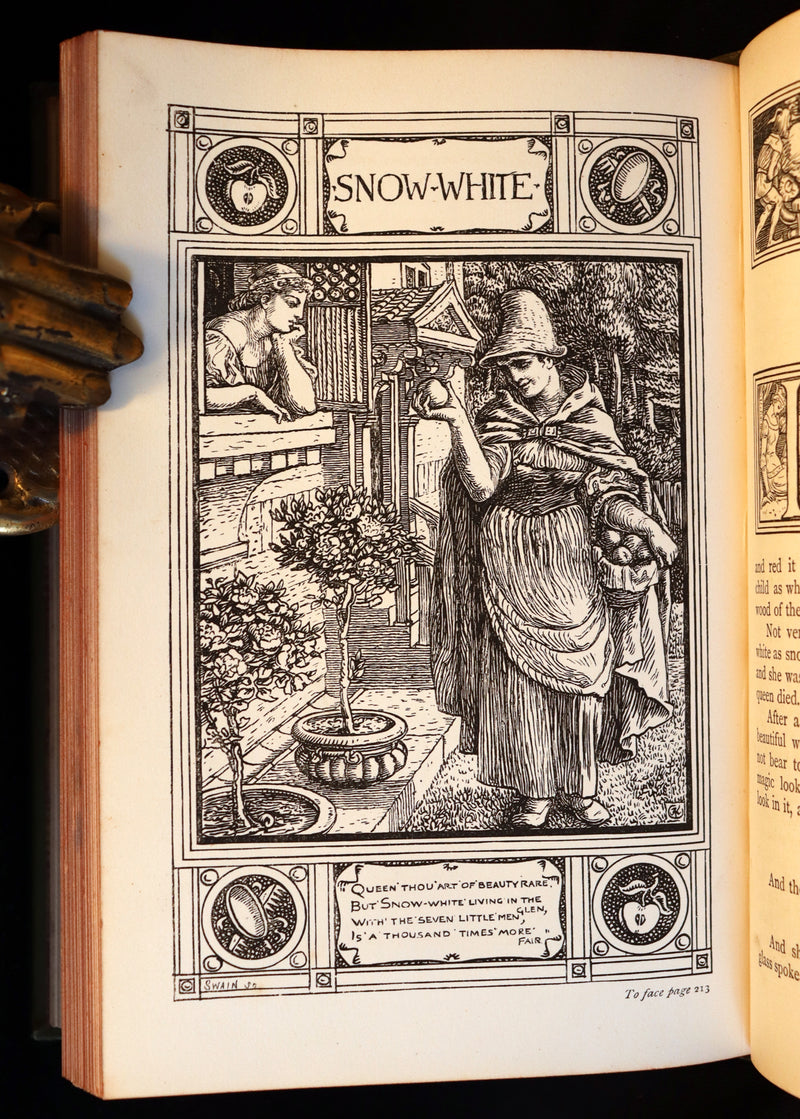 1882 Rare First Edition - Brothers Grimm's FAIRY TALES illustrated by Walter Crane.
