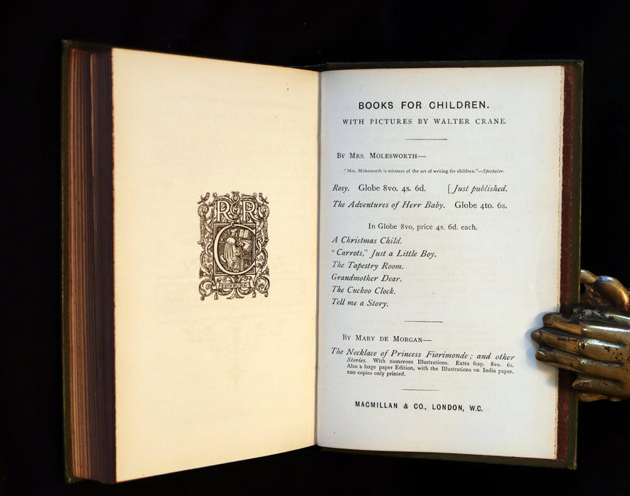 1882 Rare First Edition - Brothers Grimm's FAIRY TALES illustrated by Walter Crane.