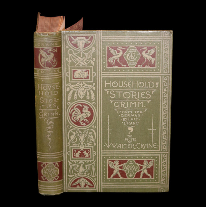 1882 Rare First Edition - Brothers Grimm's FAIRY TALES illustrated by Walter Crane.