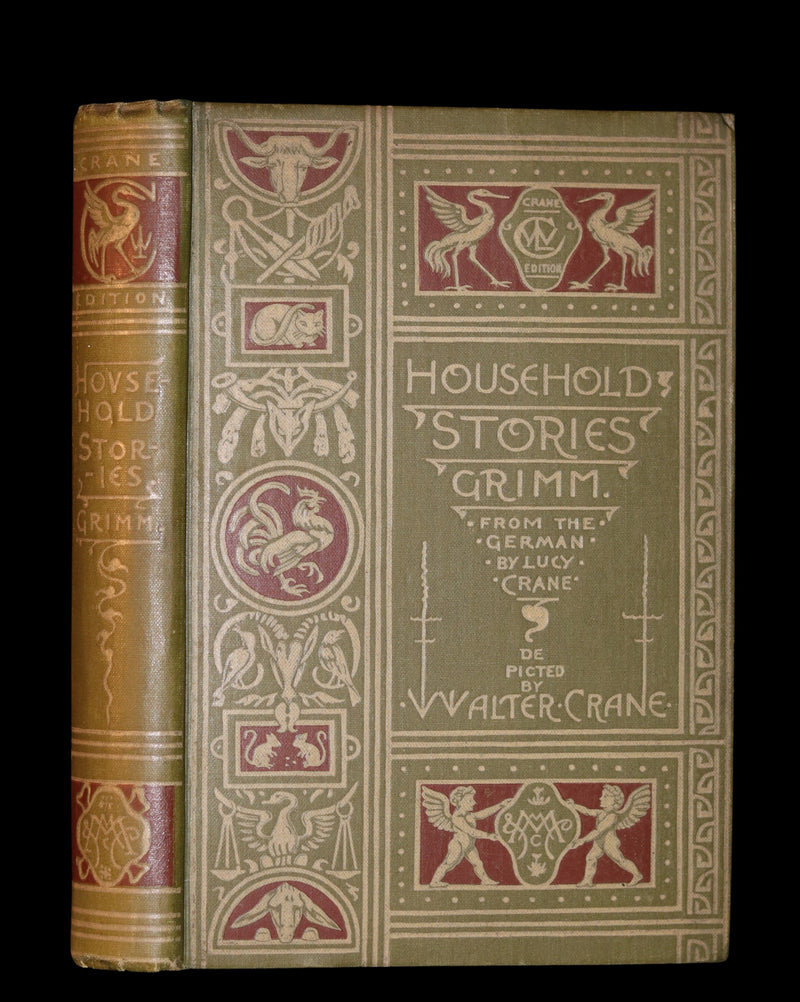 1882 Rare First Edition - Brothers Grimm's FAIRY TALES illustrated by Walter Crane.