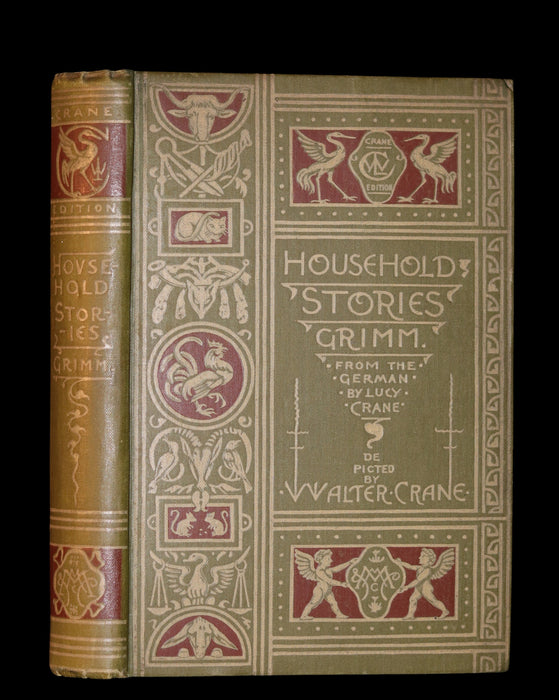 1882 Rare First Edition - Brothers Grimm's FAIRY TALES illustrated by Walter Crane.