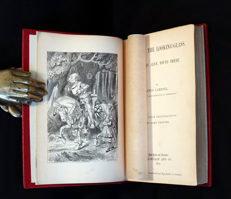 1872 Scarce 1st US Edition - Through the Looking Glass, and What Alice Found There by Lewis Carroll.